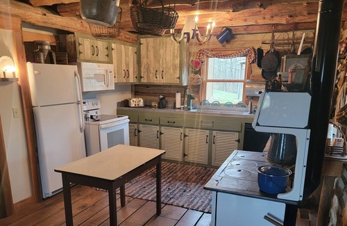 Paris Cabin | "The Cabin" A handcrafted Log Cabin with 1800's décor, trails and privacy!