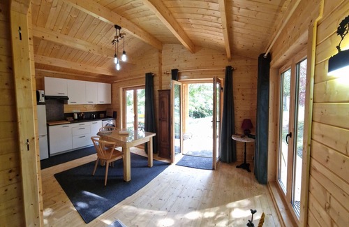 Guerville Ski Chalet | The Chalet Du Bois: Cozy comfort for 2 between garden and woodland