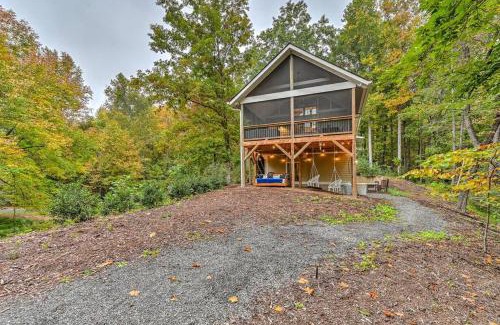 Lake Lure House | The Cove Retreat- Hot Tub/Screened Porch/Game Room