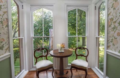 Dunkirk House | The Daisy Farm- A Victorian Manor on 79 acres w/vineyards, gardens & hot tub