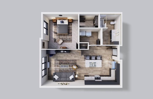 Altoona Apartment | The Fairway - Apartment 104, 1 bed 1 bath