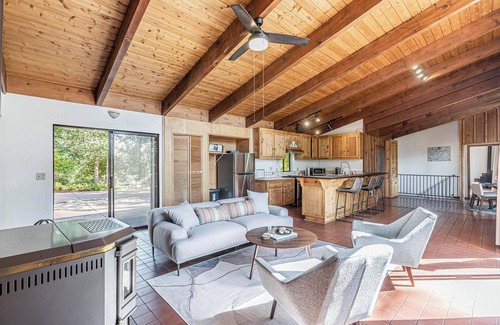 Guerneville Villa | The Hilltop - 5acre Oasis, Views, Hot Tub, Game Room
