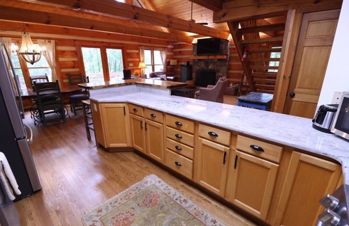 Cherokee Cabin | The Hilltop: Nature Escape with Panoramic Views, Grill, Firepit, Pet Friendly