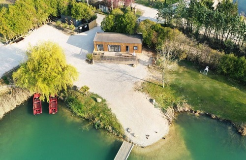 Gravon House | The Lotus lodge - At the water's edge - Domaine des Etangs de la Bassée