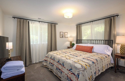South Colby House | The Luana Beach house - a view of the sound.