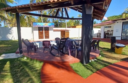 San Luis Talpa Villa | The Lux Beach Front Villa 4-bedroom with WiFi, AC in superb San Luis Talpa
