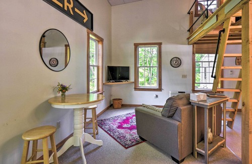 Falmouth Apartment | 'The Mill' Loft w/ Fire Pit Near Portland!