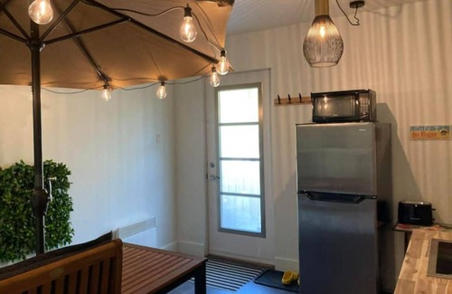 Mauricie Apartment | The Mini Loft Spamania Spa/sauna/steam room/privateBalcony and private outdoor fireplace!