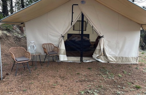 Florissant RV Rental | The Mirage glamping tent- Amazing views!