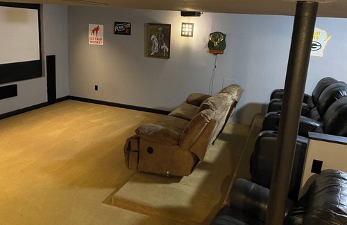 Fond du Lac House | The Morris Manor with pool and basement theater