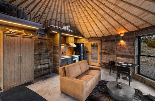 Emigrant RV Rental | The Mountain Yurt (as ft. in Condé Nast)