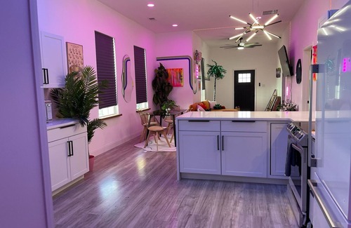 Central Gardens House | The Neon Nest: Retro Chic 4BR Home in Cooper Young