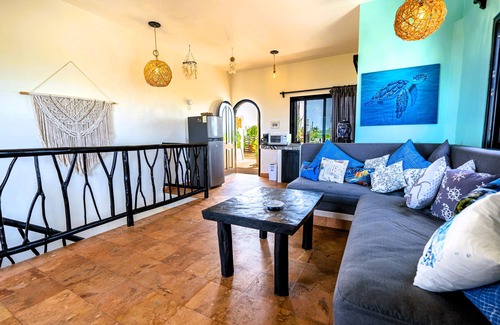 Isla Mujeres Apartment | The Norte Suite at Boutique Hotel Bed and Breakfast with views of Caribbean Sea