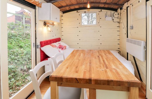 Llanvair Kilgeddin Cottage | THE OLD LMS GOODS VAN, pet friendly, with a garden in Monmouth