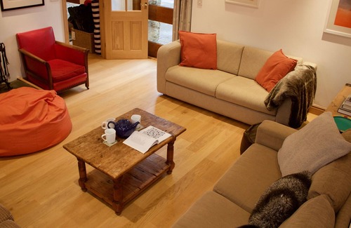 Torcross House | The Old Stables in South Devon with private decking, overlooking Start Bay