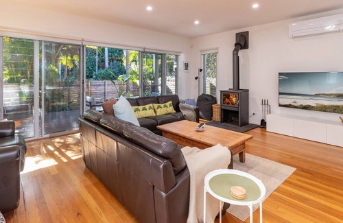 Elizabeth Beach House | The Palms- situated across the road from the Booti Booti National Park and Elizabeth Beach