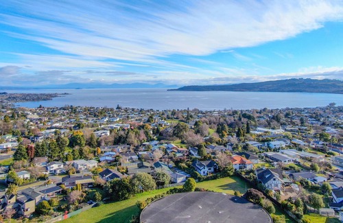 Taupo House | The Palms Taupo - Stunning views and Location with Pool