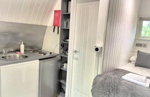Llanybri Ski Chalet | The Pod-Hot Tub-Woodland Lodges-St Clears-Carmarthen