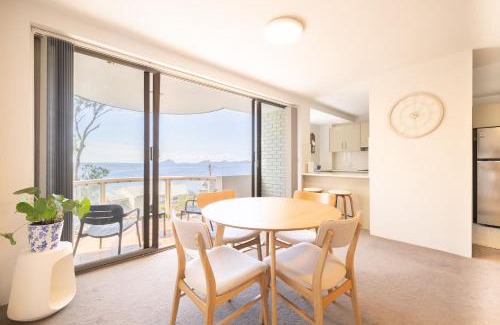 Soldiers Point Apartment | The Point 13, 5-7 Mitchell St - stunning water views, complex pool and WiFi