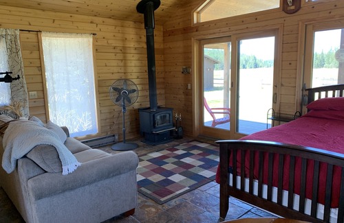 Whitefish Cabin | The Quiet Cabin-on A Meadow Surrounded By Forest Near Whitefish & Glacier Park