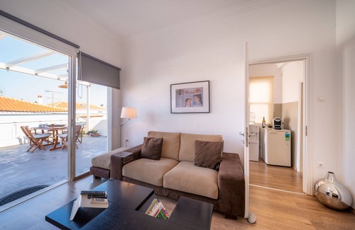 Aegina Apartment | The Roof - Flat Sea View in Aegina Town