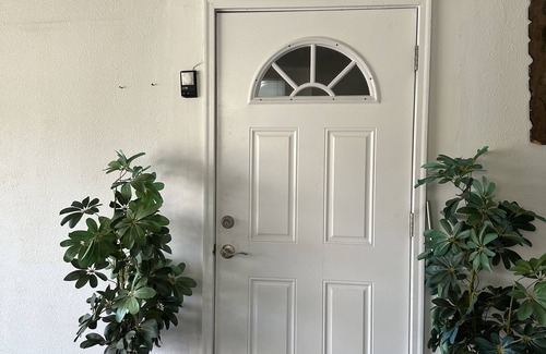 Aurora House | The room has bathroom and king size bed and a shared living room. Super cozy!