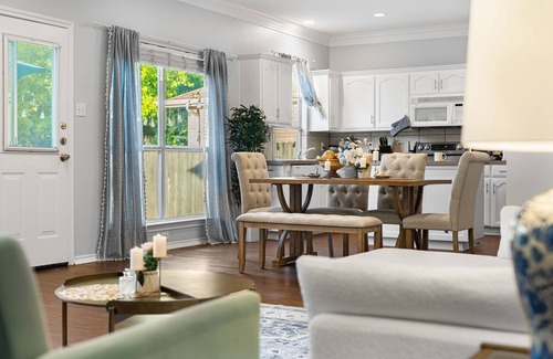 Fossil Creek House | The Sapphire House, Game Room, Library, Backyard- Firepit