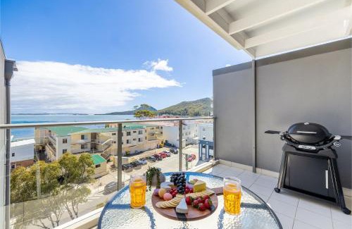 Shoal Bay Apartment | The Shoal, 508, Bullecourt St - stunning views, air con, lift and Wi-Fi