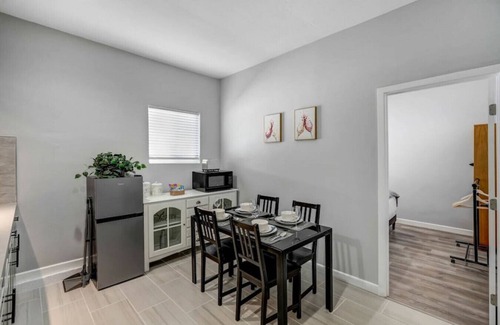 South el Monte House | The South El Monte Solitude: 2BR Retreat with Enchanting Patio, 55" TV, and Effortless Parking!
