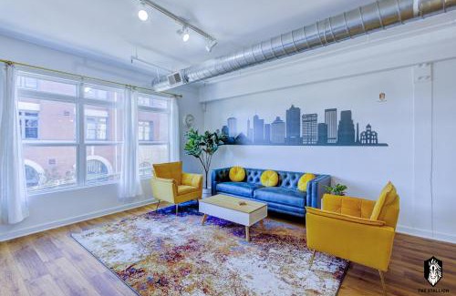 Downtown Memphis Apartment | The Stallion #208 - Walk to Attractions - Modern Luxe Loft in Memphis Downtown with free covered gated parking
