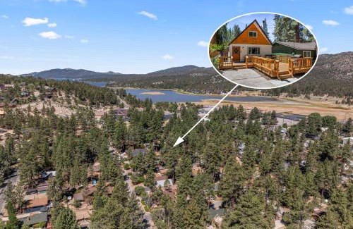 Big Bear City Villa | The Teddy Bear Cabin! Large Patio!
