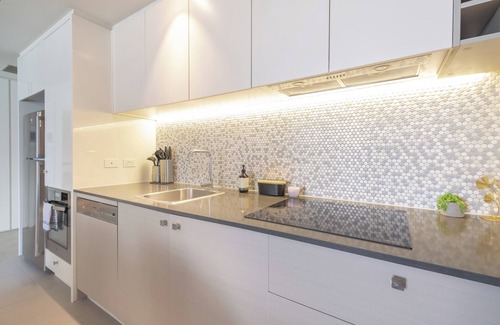 Docklands Apartment | This apartment is a 1 bedroom(s), 1 bathrooms, located in Docklands, VIC.