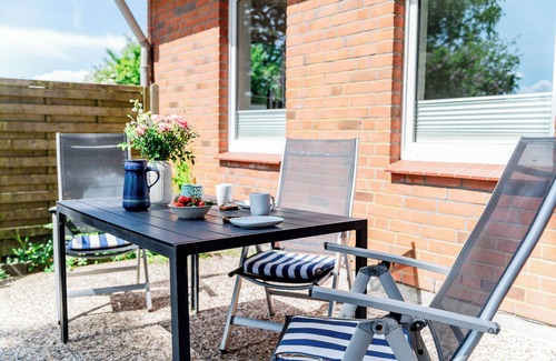 Wees Apartment | This charming vacation home Landidyll is located in Oxbüll in the municipality of Wees, it i
