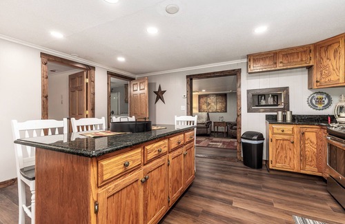 Lafayette County House | This house is a cozy escape in the rural neighborhood of Leadmine Wisconsin.