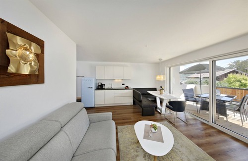 Tesimo Apartment | This house is centrally located and yet very quiet.