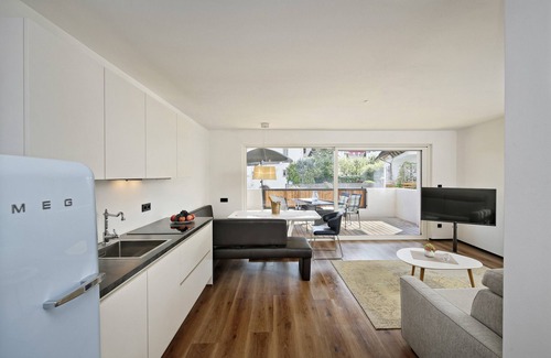 Tesimo Apartment | This house is centrally located and yet very quiet.