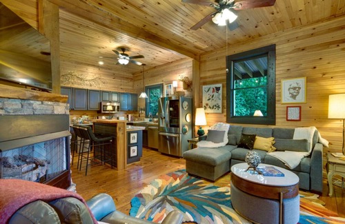 Blue Ridge Cabin | This Must Be The Place.Eclectic skyline retreat with a passionate lover's suite