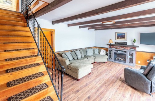 Littleton House | This newly renovated lake house is the perfect year-round getaway.