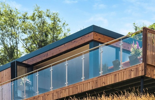 Chittlehamholt Cabin | This ultra luxurious 4-bedroom retreat comfortably accommodates up to 8 guests, offering a serene es