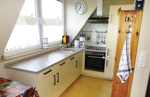 Friedland Apartment | This vacation apartment in Windeby, furnished with Scandinavian style furniture, is located only 4 k
