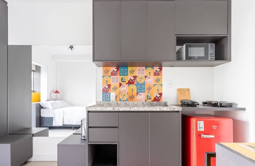 Vila Buarque Apartment | THK - Building With Pool in the Republica Neighborhood in SP