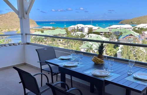 Anse Marcel Apartment | THOMARINE, T3 Duplex à Anse-Marcel avec Vue Mer