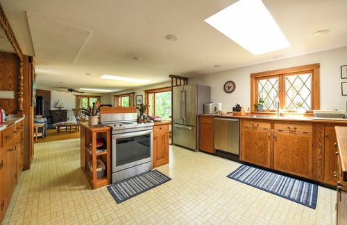 Oxford House | Thompson Lake Retreat with Dock, Spacious Yard, and Game Room!