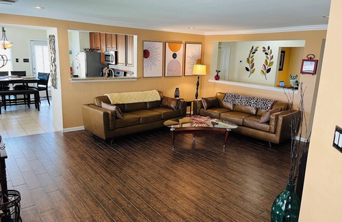 Cypress House | Three bedroom home, pets allowed.
