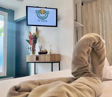 Anse des Rochers Apartment | Ti Coco Location - Manganao Saint-François avec Citerne Tampon Automatique