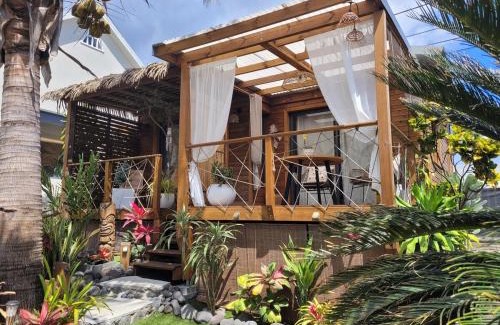 Bourg-Murat Apartment | Ti Kaz Paradis - Bungalow en bois pour 2