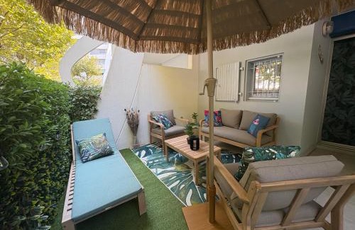 Le Couchant Apartment | TI TAHITI STUDIO-3MIN PLAGE-TERRASSE COSY-WIFI-PARKING - TOP PROS SERVICESConciergerie La Grande Motte
