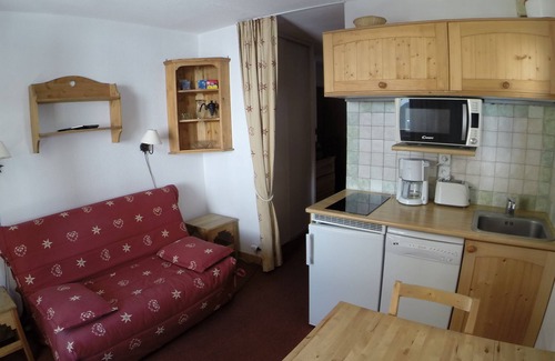 Val Claret Apartment | Tignes Val Claret ski-in ski-out Studio cabin 3/4 people at 2150m