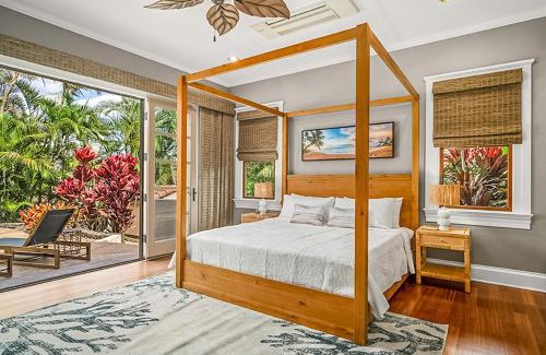 Poipu Villa | Tiki Villa in Poipu 5 Bd, 4Bth, Pool & AC Sleeps 16