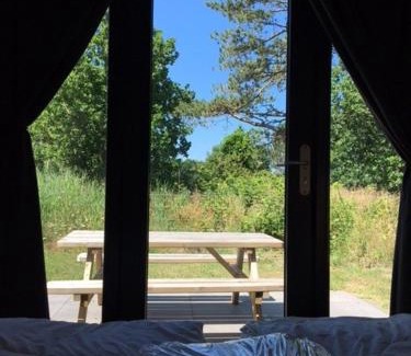 Callantsoog House | Tiny House in het groen, aan zee met privé Hottub